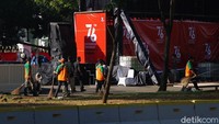 Lalu lintas menuju Istana Negara akan ditutup mulai pukul 06.00 WIB.