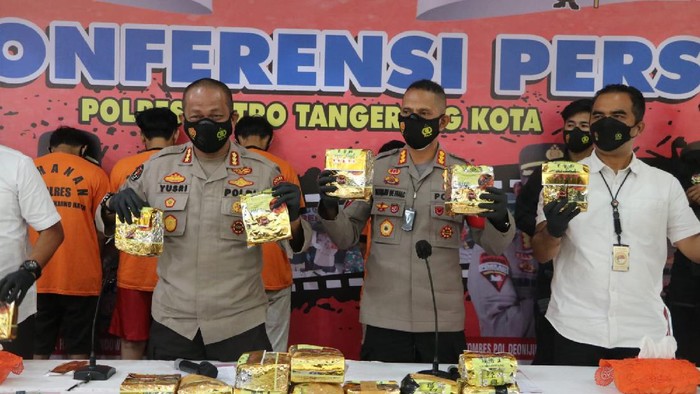 Polres Tangerang Sita 18,7 Kg Sabu yang Dikendalikan Napi (Dok.Polres Metro Tangerang Kota)