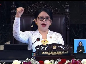 Gaya Puan Maharani dan Krisdayanti Berkebaya Nusantara di Sidang Tahunan MPR