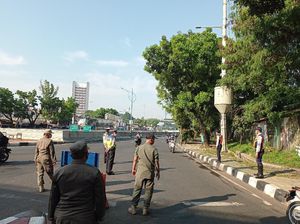 Sepekan Ganjil Genap, Jalan Gatot Subroto Lengang Pagi Ini