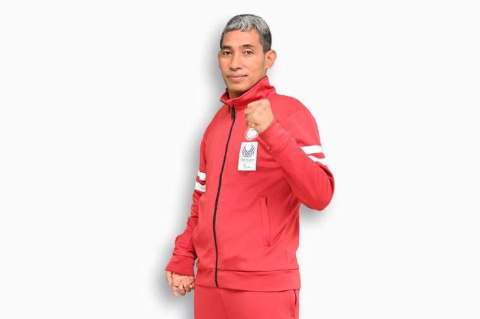 Atlet paratenis meja David Jacobs