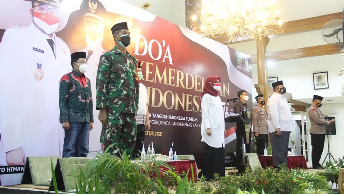 Doa bersama lintas agama digelar dalam rangka HUT ke-76 RI di Kediri