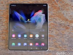 Samsung Galaxy Z Fold 3 5G, HP Layar Lipat Pertama di Dunia yang Tahan Air