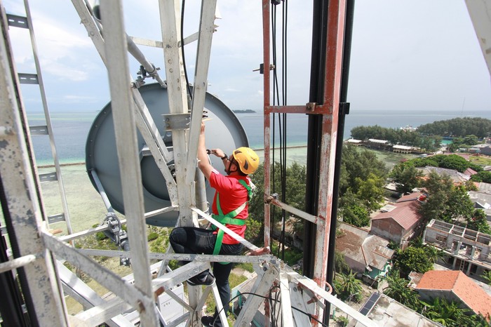 Ilustrasi BTS Telkomsel.