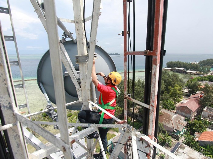 Ilustrasi BTS Telkomsel.