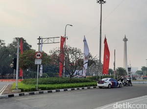 Jelang Upacara HUT Ke-76 RI, Kawasan Istana Mulai Disterilkan Pagi Ini