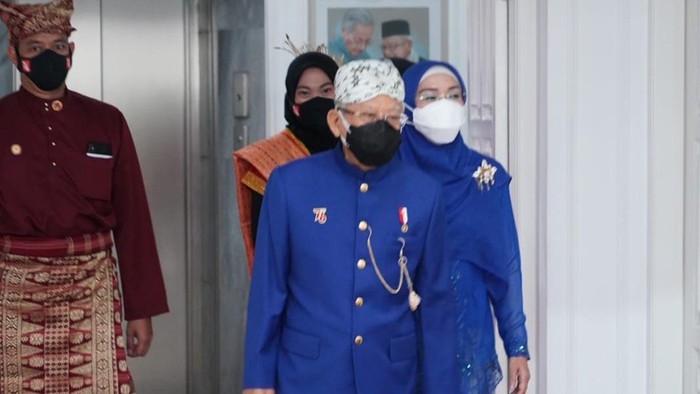 Maruf Amin dan Istri hadiri upacara HUT ke-76 RI di Istana Merdeka