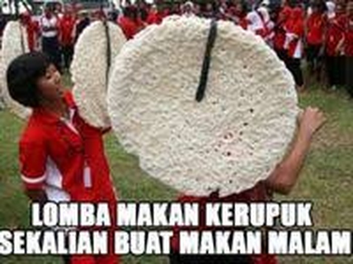 Meme Kocak Lomba Makan Kerupuk yang Bikin Kangen 17 Agustusan Meme Kocak Lomba Makan Kerupuk yang Bikin Kangen 17 Agustusan