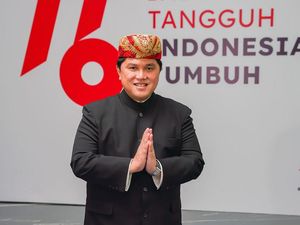 17-an Pakai Baju Adat Lampung, Erick Thohir Kenang Sang Ayah