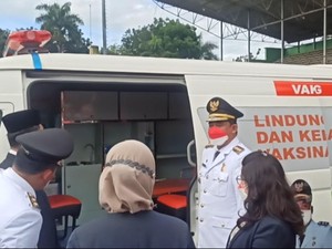 Dapat Mobil Vaksinasi, Camat di Medan Segera Keliling Ajak Warga Vaksin COVID