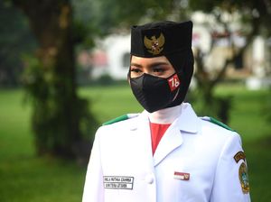 Profil Ardelia Muthia Zahwa, Remaja Medan Pembawa Baki Bendera Merah Putih