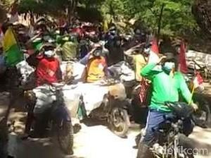 Saat Petani Porang Madiun Ikut Nyanyi Lagu Indonesia Raya Usai Panen