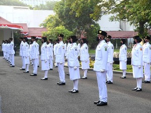 Jalan Sekitar Istana Negara Steril Jelang Upacara HUT Ke-76 RI