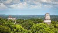 Kota Tikal membentang di Semenanjung Yucatan Meksiko, Guatemala, Belize serta sebagian wilayah Honduras dan El Savador. (Getty Images/iStockphoto)