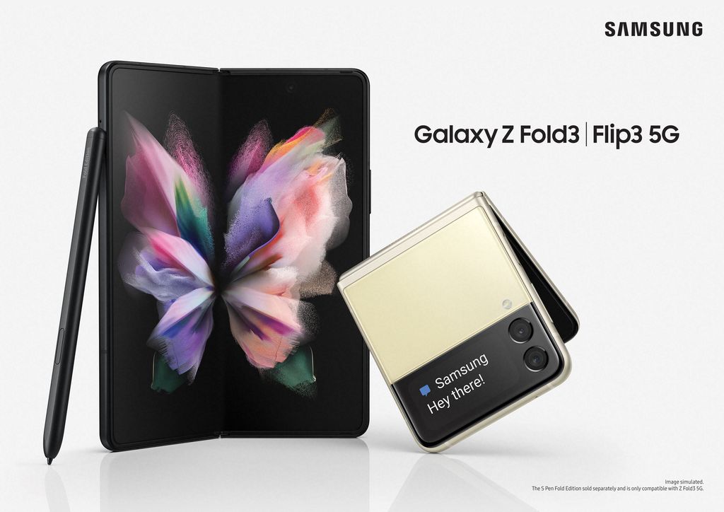 Samsung Galaxy Z Fold3 and Flip3 Samsung Galaxy Z Fold3 and Flip3.