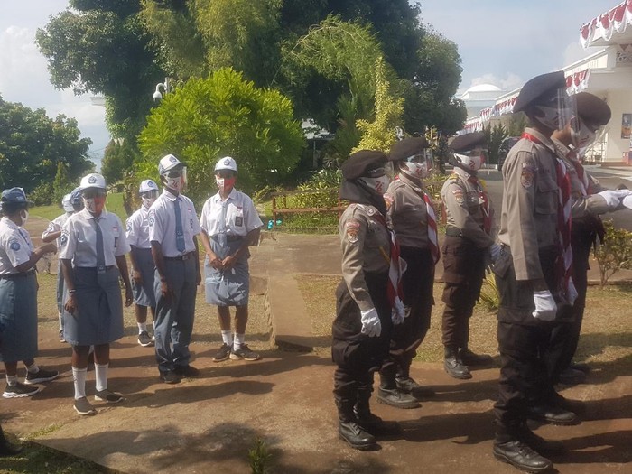 Upacara HUT ke-76 RI di Papua