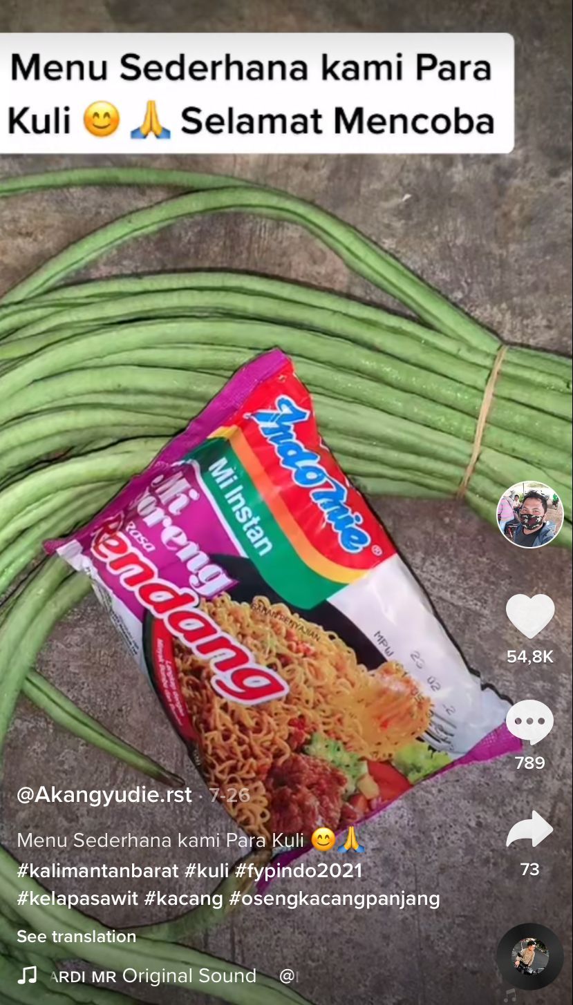 Viral Kuli Kebun Sawit Hobi Masak Menu Sederhana yang Sedap