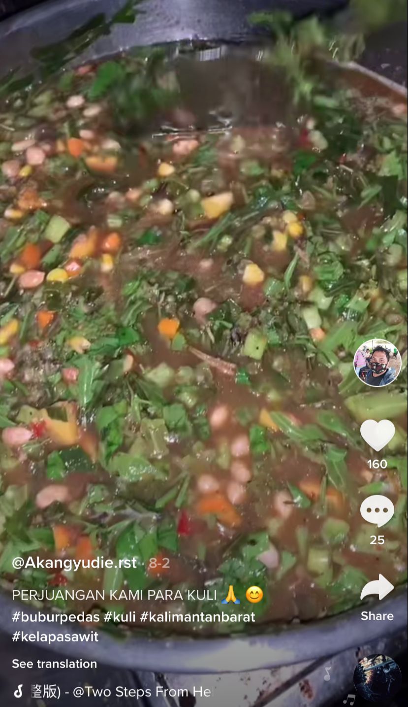 Viral Kuli Kebun Sawit Hobi Masak Menu Sederhana yang Sedap