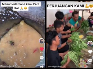 Viral Kuli Kebun Sawit Hobi Masak Menu Sederhana yang Sedap