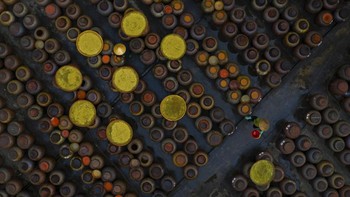 Pemenang kategori Aerial diraih oleh Azim Khan Ronnie yang menampilkan pembuatan kecap. Foto: dok CEWE Photo Awards