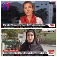 Dalam video yang diunggah CNN baru-baru ini, Clarissa Ward melaporkan ricuhnya suasana bandara dengan orang-orang yang ingin melarikan diri setelah Amerika meninggalkan Afghanistan. Video pun langsung menunjukkan para tentara Taliban yang berkeliaran di sana, membawa senjata, dan tidak ragu untuk menggunakannya. Foto: Dok. Twitter