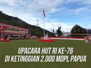 Freeport Gelar Upacara HUT ke-76 RI di Tembagapura