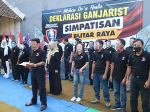 Deklarasi Relawan Ganjarist Menggema di Blitar Raya