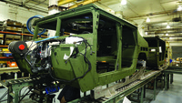  HMMWV (High Mobility Multipurpose Wheeled Vehicle) atau kerap disebut Humvee. AM General