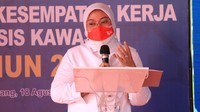 Kemenaker RI Dr. Hj. Ida Fauziyah M.Si menyampaikan, Pilot Project Program Perluasan Kesempatan Kerja , bagian dari transformasi Kemenaker RI melakukan terobosan ditengah Pandemi Covid-19.