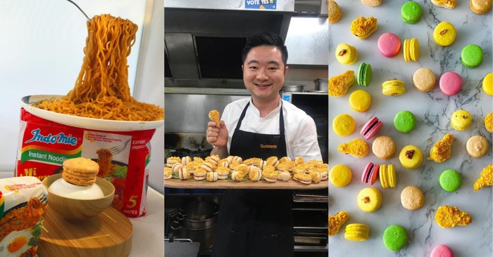Keren Banget! Chef Indonesia Ini Sukses Buat Macaron Rasa Sate hingga Indomie