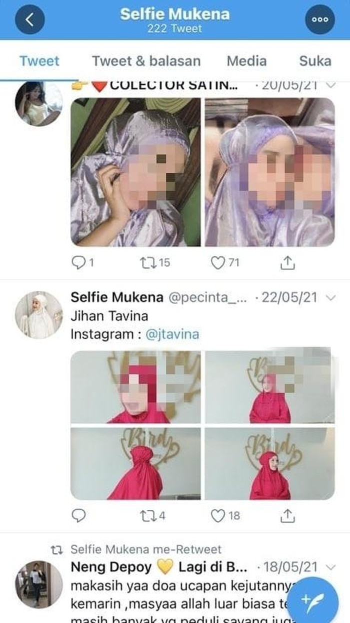 korban fetish mukena di malang