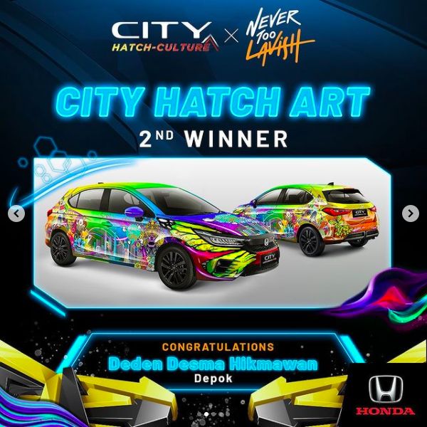 Pemenang desain visual Lomba Honda City Hatchback