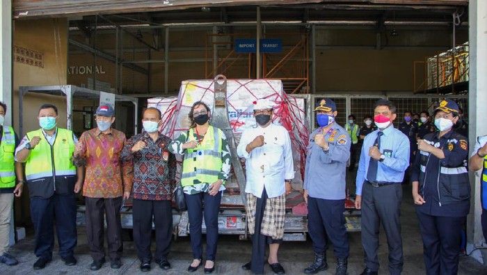 Penerimaan hibah penanganan COVID-19 dari Pemerintah Australia untuk Bali