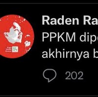 Jadi selama kamu belum bisa merelakan si doi bahagia sama yang lain, PPKM bakal terus diperpanjang terus nih. Makanya yuk move on dan relakan kalau dirinya bukan jodohmu. Foto: Twitter