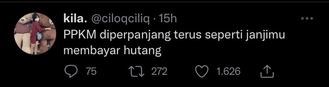 Yang bikin ini pasti korban yang meminjamkan uang tapi belum dibayar-bayar. Biasanya orang yang pinjam uang suka pura-pura lupa nih kalau sudah waktunya bayar hutang. Kamu jangan gitu ya.. Foto: Twitter