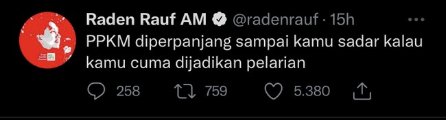 Biasanya kalau sudah terlanjur cinta suka nggak sadar kalau sebenarnya kamu cuma dijadikan pelarian saja sama si doi. Kalau kamu kira-kira juga cuma dijadikan pelarian sama si doi nggak nih? Foto: Twitter