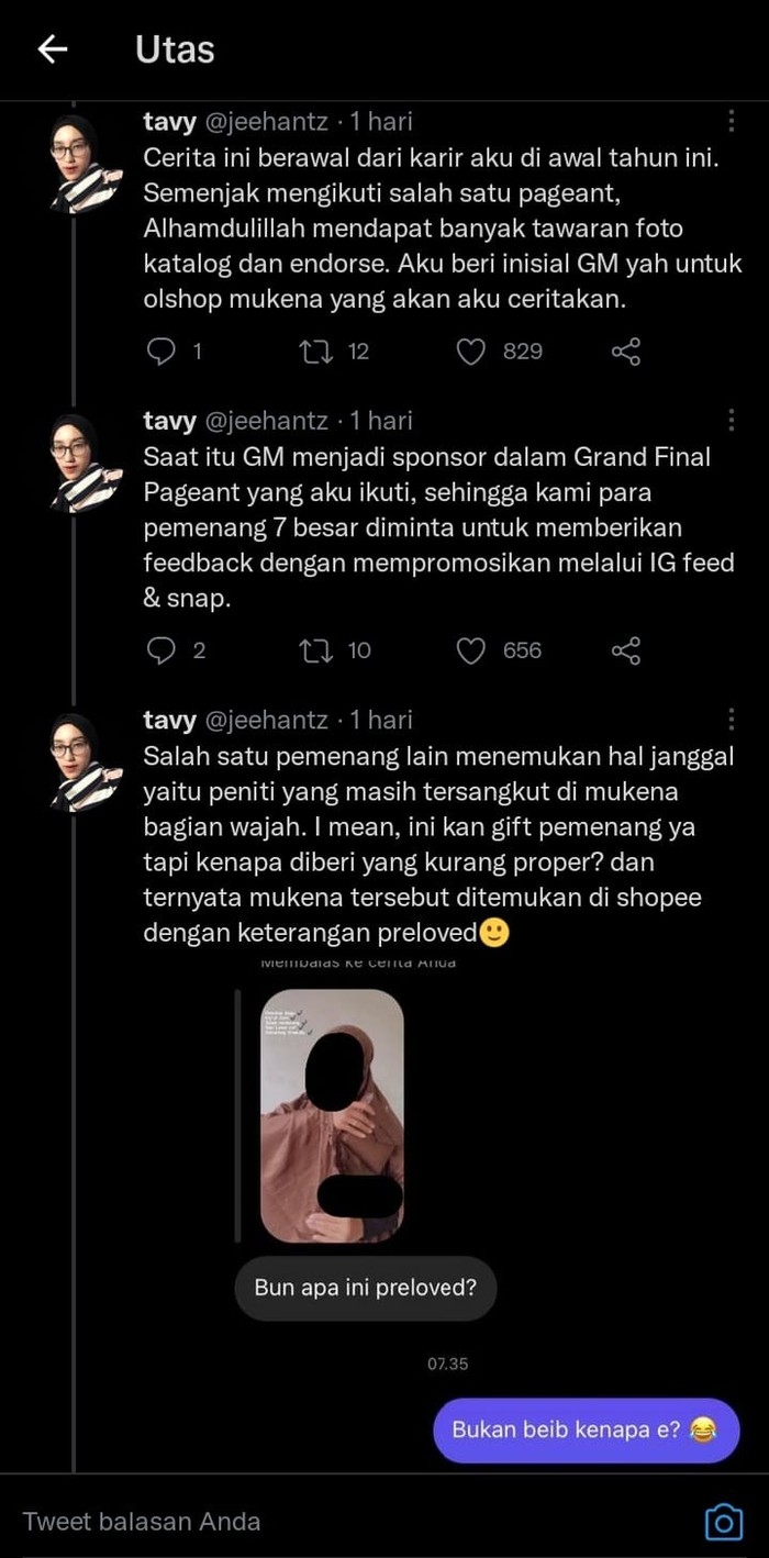 Viral Fetish Mukena Berkedok Olshop, Korbannya Seorang Model di Malang