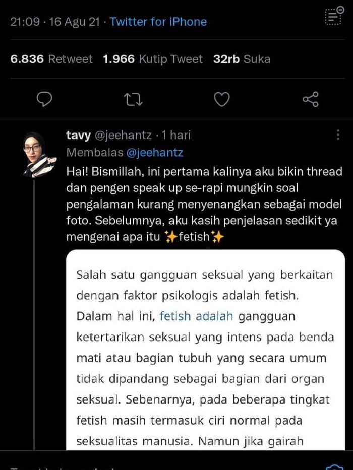Viral Fetish Mukena Berkedok Olshop, Korbannya Seorang Model di Malang