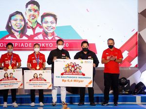 Gokil, BNI Guyur Kontingen Bulu Tangkis Rp 6,4 Miliar