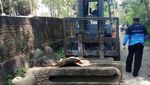 Melihat Proses Evakuasi 3 Arca Jaladwara di Klaten