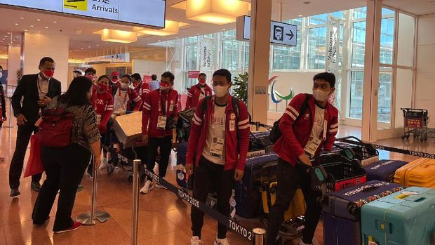 Tim parabadminton Indonesia tiba di Jepang.