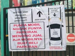 Sindirian Menohok Pengurus RW ke Warga Pemilik Mobil: Jual Mobil, Beli Parkiran