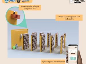 Top! Mahasiswa UB Ciptakan Teknologi Produksi Jamur Tiram dengan Smartphone