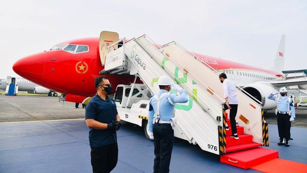 Presiden Joko Widodo Melakukan Kunjungan Kerja ke Jawa Timur. (Biro Pers Sekretariat Presiden/Laily Rachev)