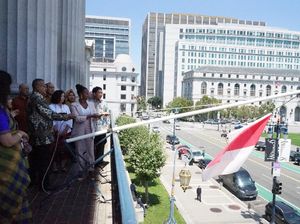 Ketika Merah Putih Berkibar di Balaikota San Francisco AS