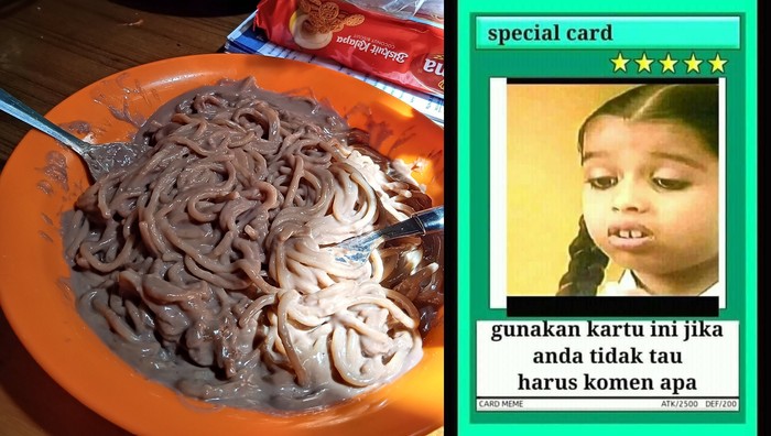 Sekte Terbaru Makan Spaghetti, Campur Susu Cokelat Hasilnya Malah Mirip Cacing