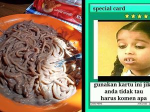 Aneh! Netizen Makan Seblak Pakai Nasi hingga Kolak Campur Tahu