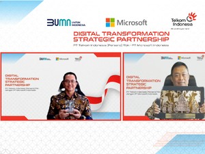 Telkom Gandeng Microsoft Percepat Transformasi Digital di RI