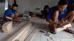Warga Binaan Rutan Raup Cuan dari Produksi Mainan Truk Oleng