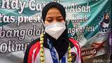Peraih Medali Olimpiade Windy Cantika Pulang Kampung: Alhamdulillah